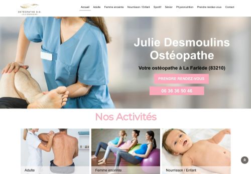 Ostéopathe Julie Desmoulins | Avis Site